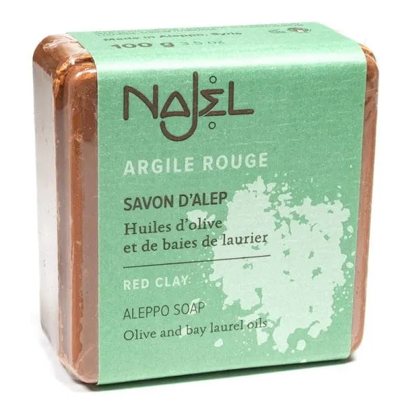 Aleppo zeep rode klei -- 100 g