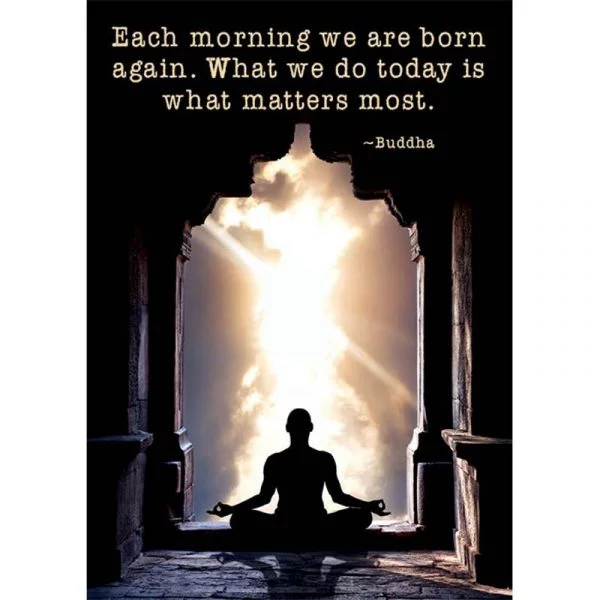 Ansichtkaarten Each morning we are born.. -- 15x10.5 cm