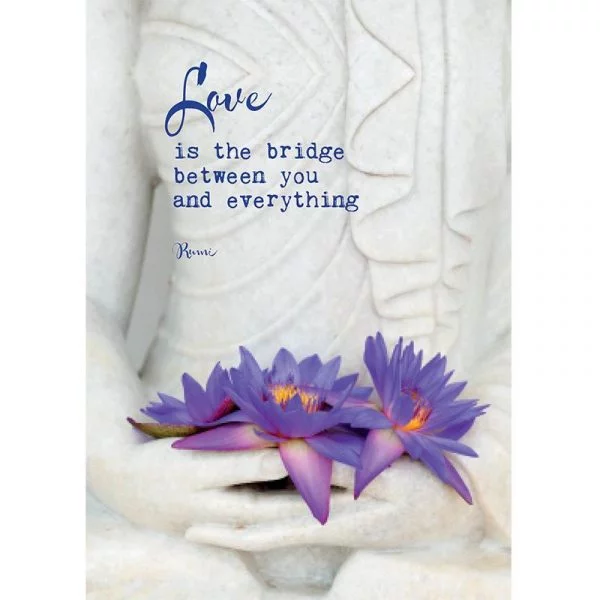 Ansichtkaarten Love is the bridge.. -- 15x10.5 cm
