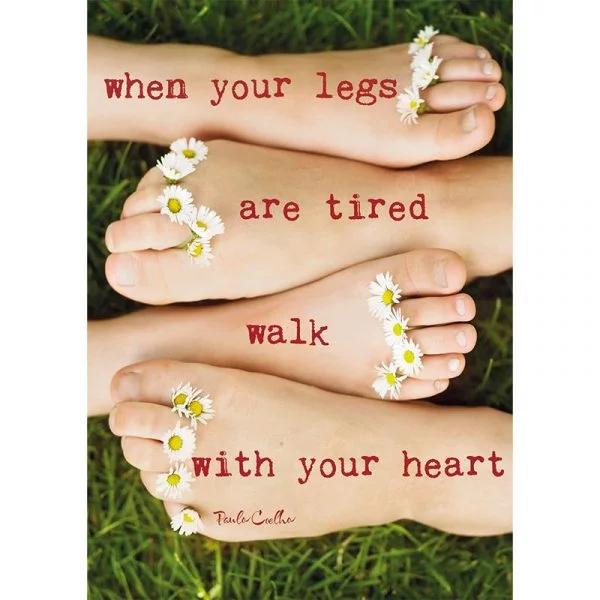 Ansichtkaarten When your legs are tired -- 15x10.5 cm