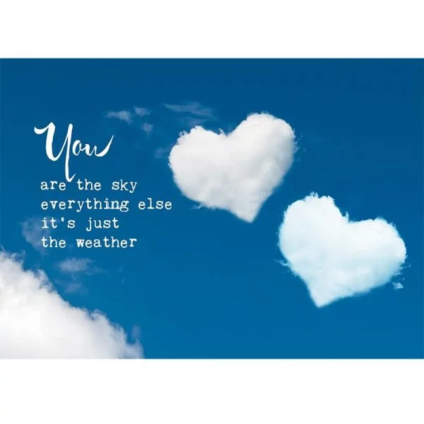 Ansichtkaarten You are the sky.. -- 15x10.5 cm