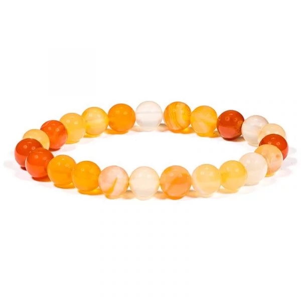 Armband carneool -- 19 cm