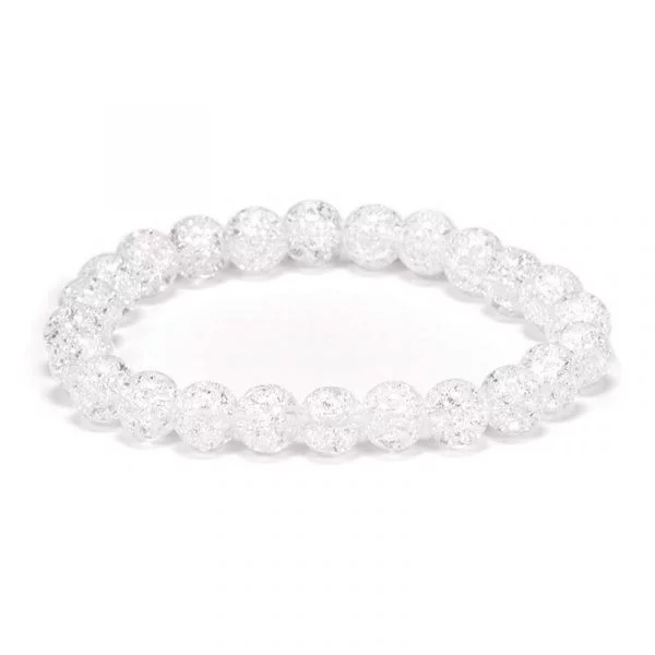 Armband iris bergkristal -- 19 cm