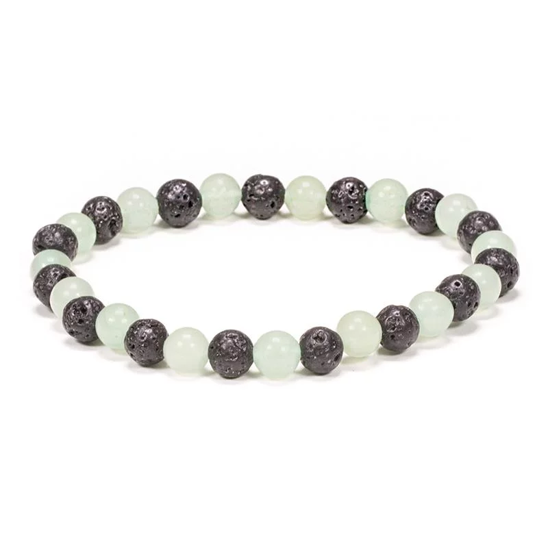 Armband-lavaaventurijn-19-cm Armband lava/aventurijn -- 19 cm