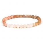 Armband maansteen -- 19 cm