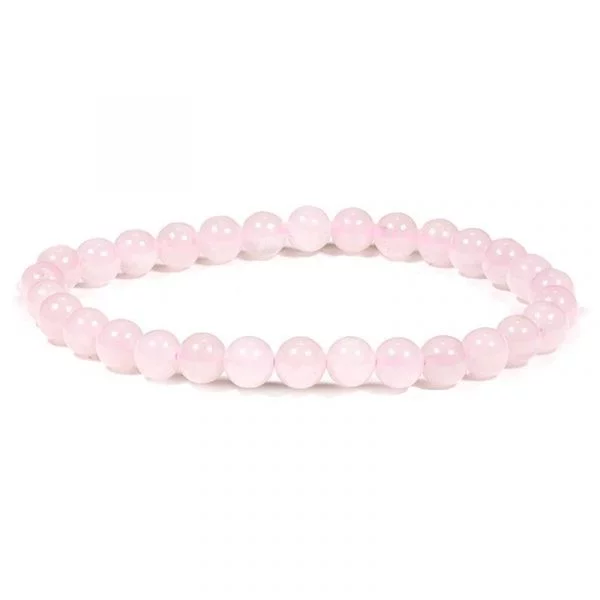 Armband rozenkwarts -- 19 cm