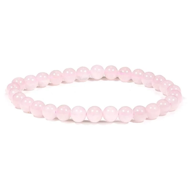 Armband rozenkwarts -- 19 cm