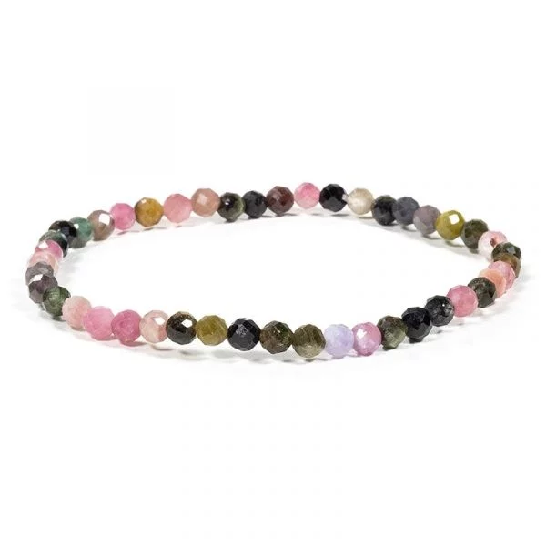 Armband toermalijn multicolour -- 19 cm