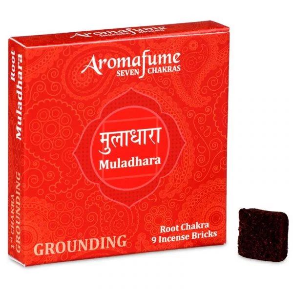 Aromafume Chakra wierookblokjes 1e chakra -- 40g
