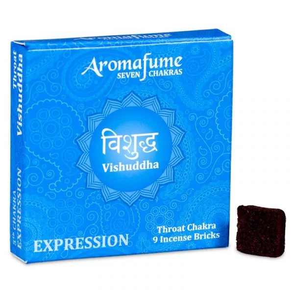 Aromafume Chakra wierookblokjes 5e chakra -- 40g