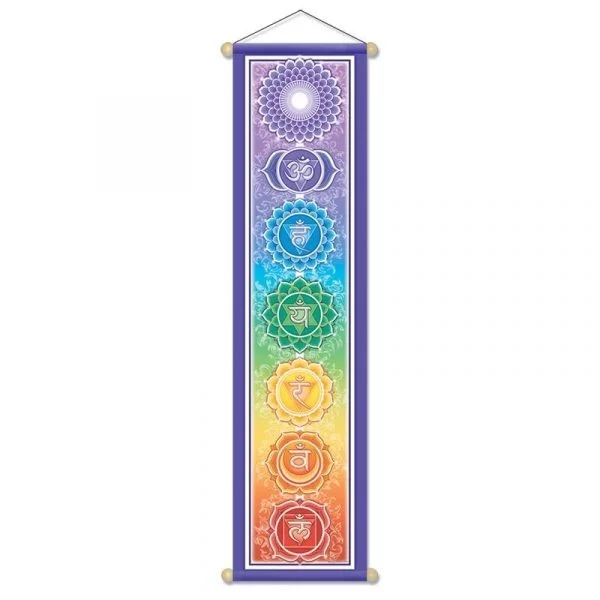 Chakra banner klein -- 15x60 cm