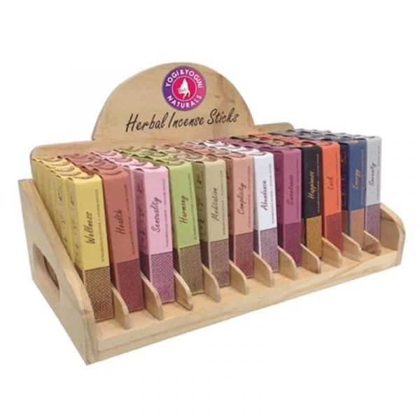 Display kruidenwierook zonder bamboe met houder SET