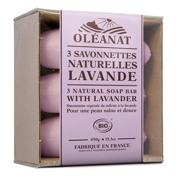 Drie zepen met lavendel BIO -- 150 g