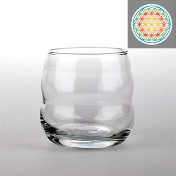 Drinkglas Mythos met Bloem des Levens veelkleurig -- 250 ml