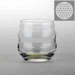 Drinkglas Mythos met Bloem des Levens wit gegraveerd -- 250