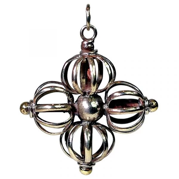 Dubbele dorje hanger -- 3.5 cm
