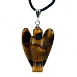 Engelen hanger tijgeroog -- 3 cm