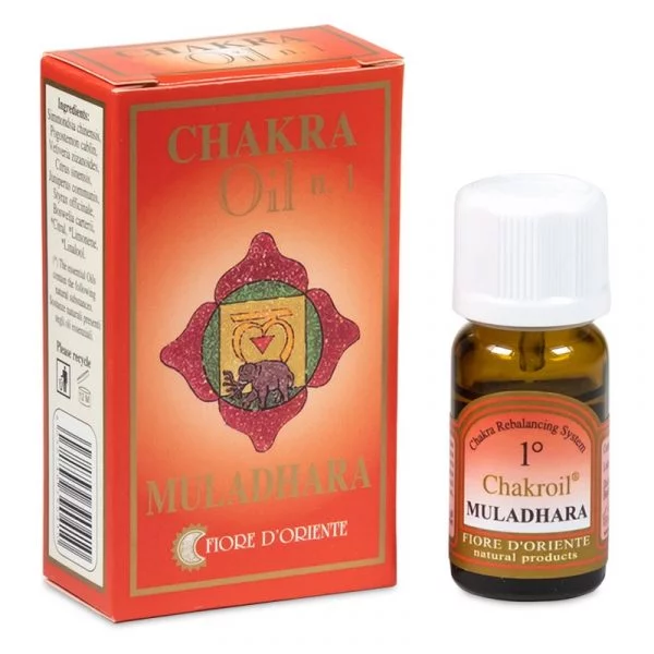 Essentiële olie 1e chakra Muladhara -- 10 ml