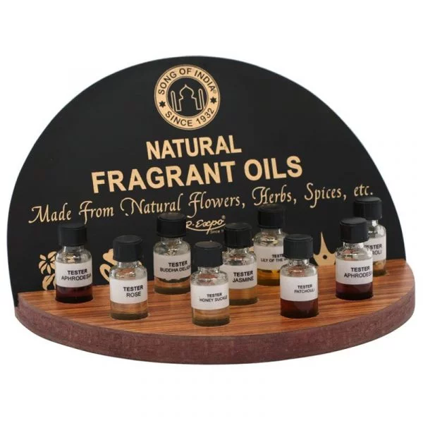 Geurolie in flesjes tester SET
