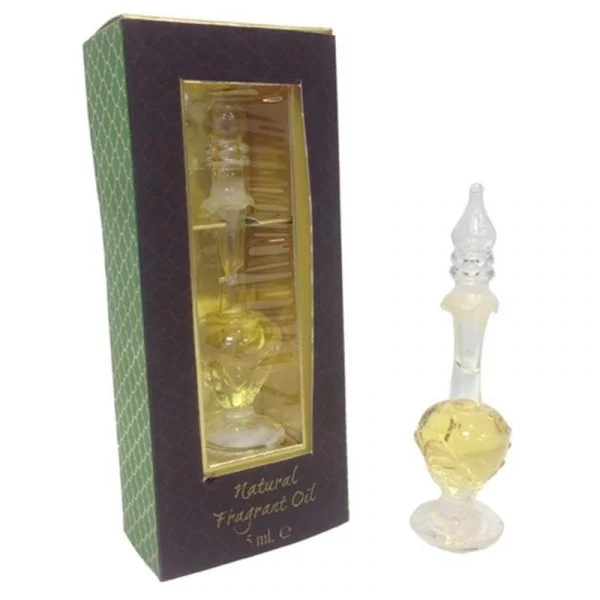 Geurolie in handgeblazen flesje jasmijn -- 5 ml