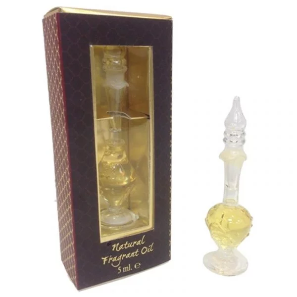 Geurolie in handgeblazen flesje rozen -- 5 ml