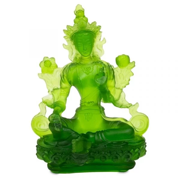 Groene Tara transparant groen -- 12 cm