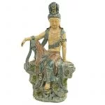 Guanyin Boeddha van compassie China -- 1275 g; 24x14x40 cm