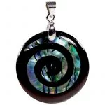 Hanger Spiraal parelmoer -- 3 cm