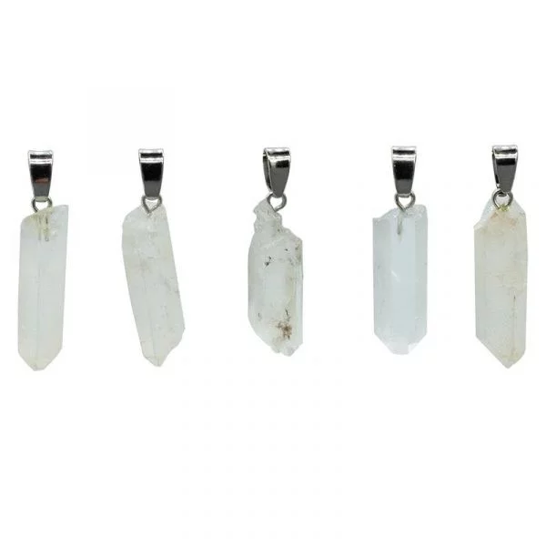 Hanger bergkristal facet -- 3.2 cm; 4.5 g