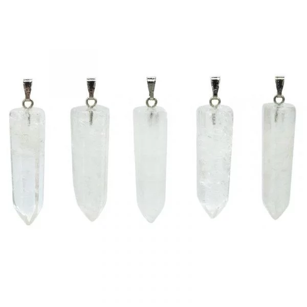 Hanger bergkristal facet S -- 2.5 - 3 cm