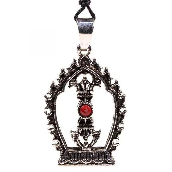 Hanger dorje met waskoord -- 4 cm