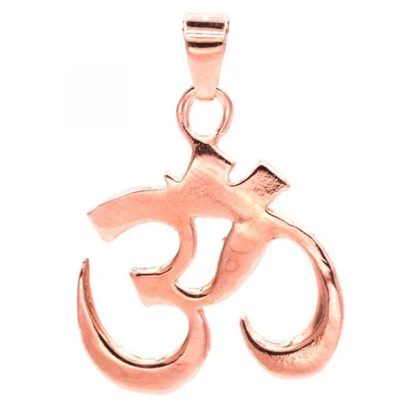 Hanger ohm messing koperkleur -- 2.5 cm