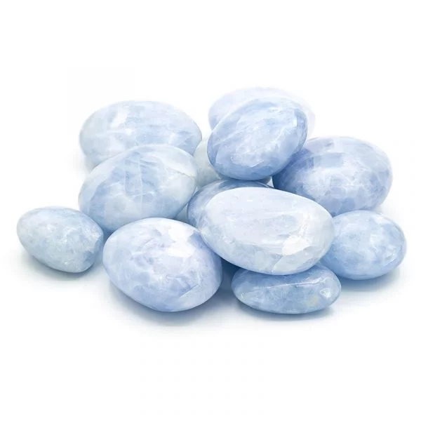 Jumbostenen blauwe calciet -- 500g