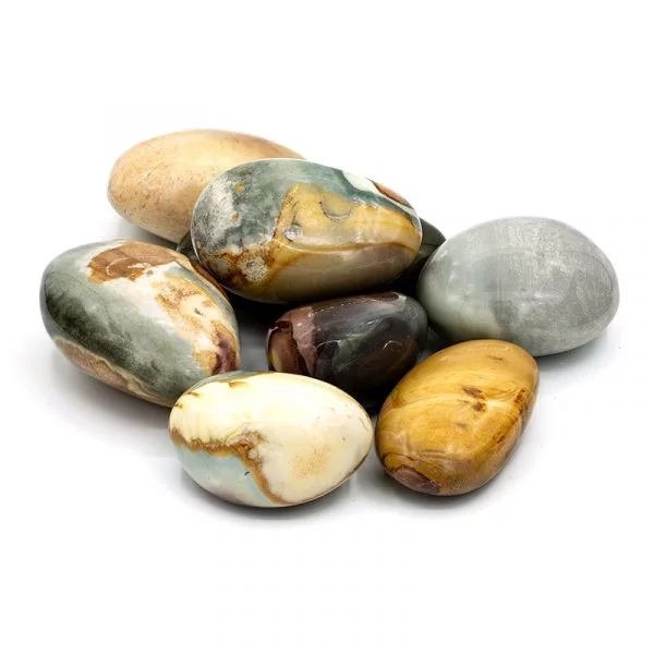Jumbostenen polychroom jaspis -- 500g