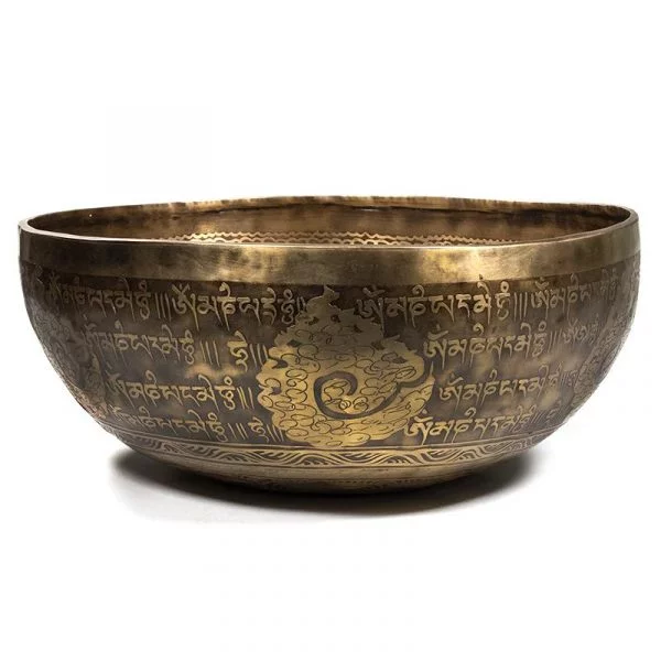 Klankschaal Bloem des Levens -- 2850-3100 g; 32 cm