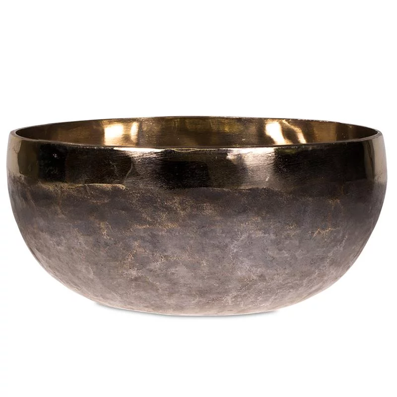 Klankschaal Ishana zwart/goud -- 1200-1325 g; 20.5 cm