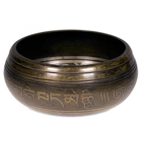 Klankschaal met Boeddha -- 550 g; 11 cm