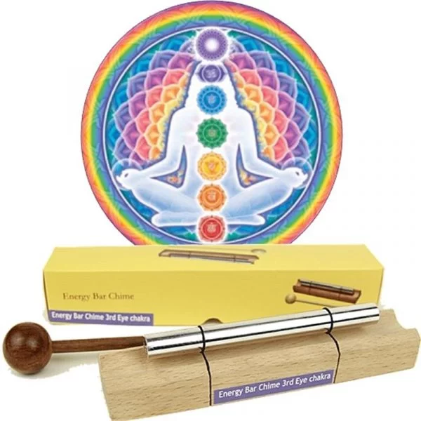Klankstaaf Chakra Healing 6e chakra-toon -- 17.5 cm