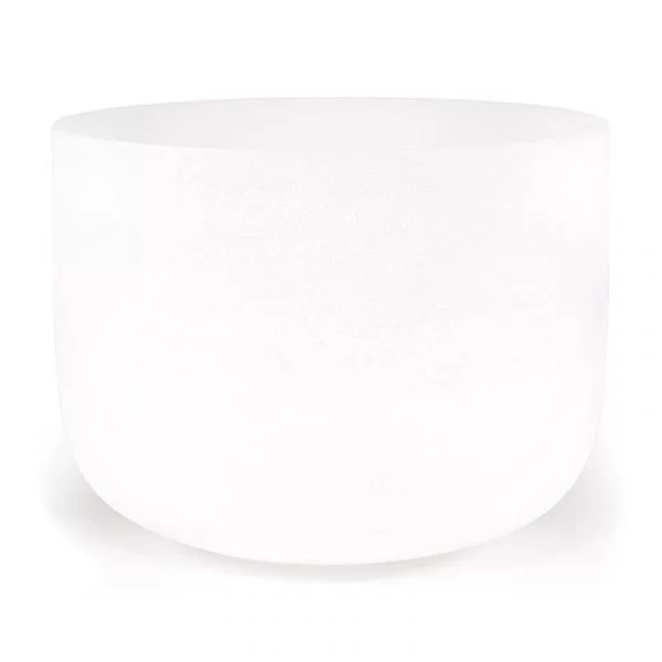 Kristallen klankschaal E-toon 432 Hz + tas -- 30 cm