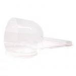 Kristallen klankschaal helder/handgreep/tas F#-toon -- 15 cm