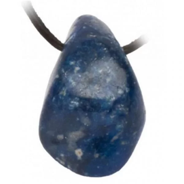 Lapis Lazuli AA trommelsteen hanger geboord -- 2.5-3.5 cm