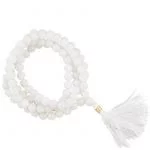 Mala Agaat wit AA kwaliteit 108 kralen -- 0.8 cm