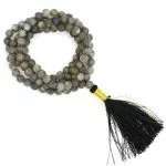 Mala Labradoriet AA kwaliteit 108 kralen + tasje -- 0.6 cm