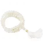 Mala Maansteen AA kwaliteit 108 kralen + tasje -- 0.6 cm