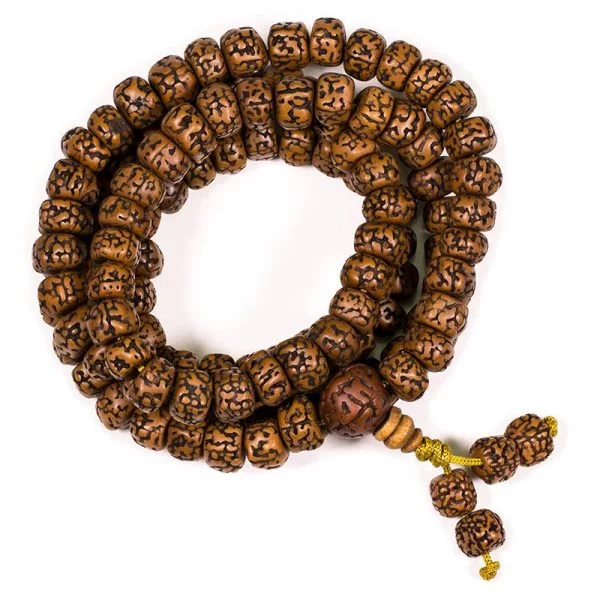 Mala Rudraksha 108 kralen -- 1.0 cm