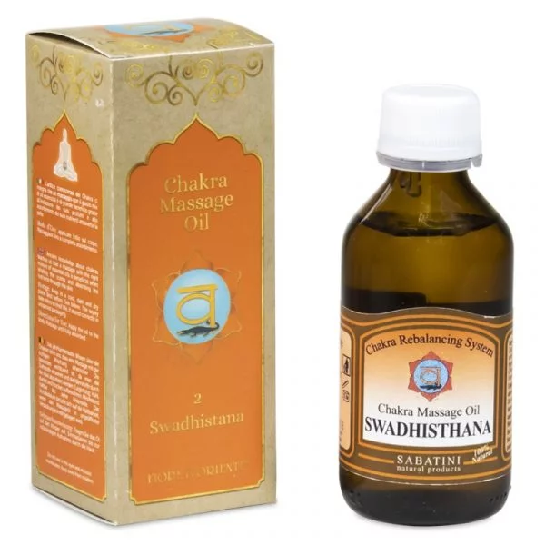 Massageolie 2e chakra Swadhistana  -- 100ml
