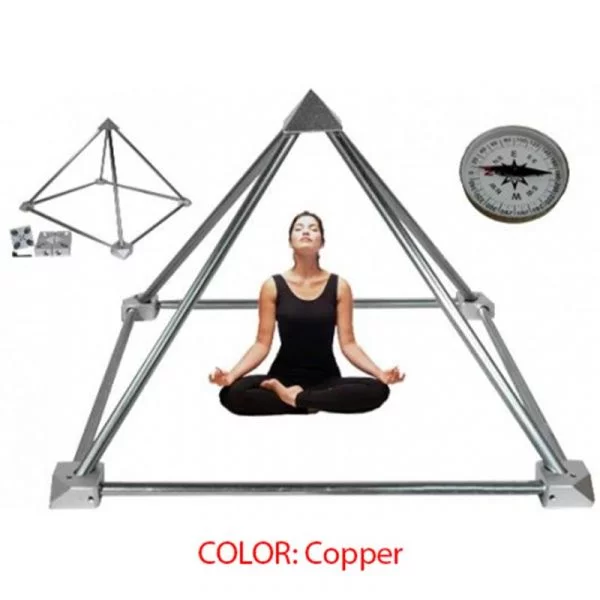 Meditatie Piramide bouwpakket zonder buizen - koper