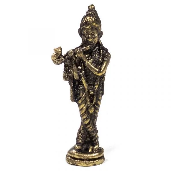 Minibeeldje Krishna -- 13 g; 4 cm