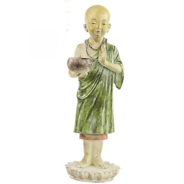 Monnik standbeeld -- 3050 g; 24x22x63 cm