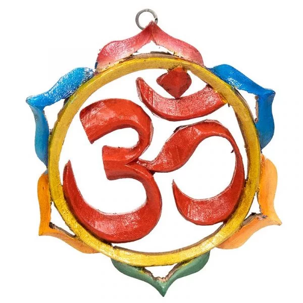 OHM symbool hout -- 15x13 cm